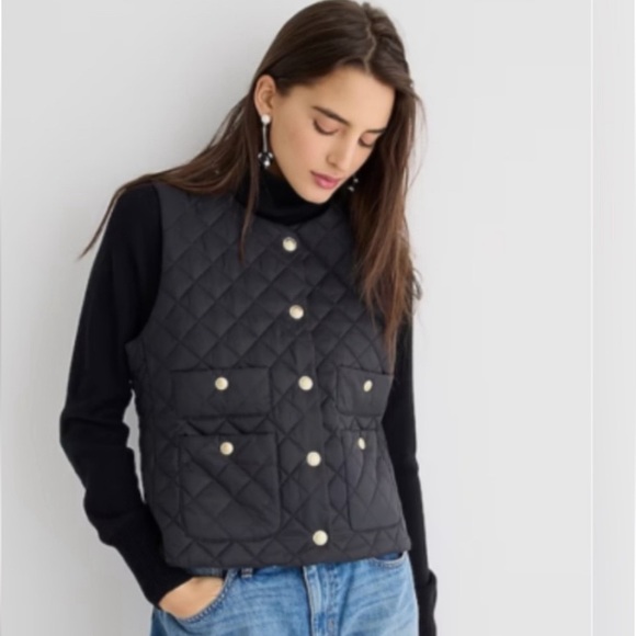 J. Crew Jackets & Blazers - J. Crew Quilted Lady Vest